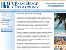 Tablet Screenshot of palmbeachskin.com